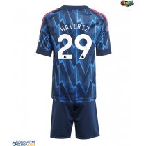 Otroški Nogometni dresi Arsenal Kai Havertz #29 Gostujoči 2025-26 Kratek Rokav (+ Kratke hlače)